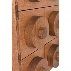 Noir Furniture Noir Lego Sideboard With 3 Drawers, Dark Walnut Buffets