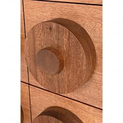 Noir Furniture Noir Lego Sideboard With 3 Drawers, Dark Walnut Buffets