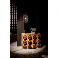 Noir Furniture Noir Lego Sideboard With 3 Drawers, Dark Walnut Buffets