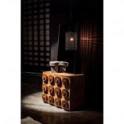 Noir Furniture Noir Lego Sideboard With 3 Drawers, Dark Walnut Buffets