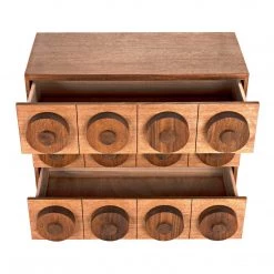 Noir Furniture Noir Lego Sideboard With 3 Drawers, Dark Walnut Buffets