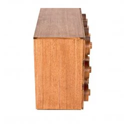 Noir Furniture Noir Lego Sideboard With 3 Drawers, Dark Walnut Buffets