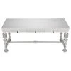 Noir Furniture Portuguese Desk, Solid White