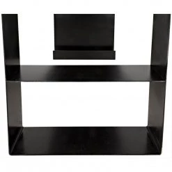 Noir Furniture Black Metal Desk