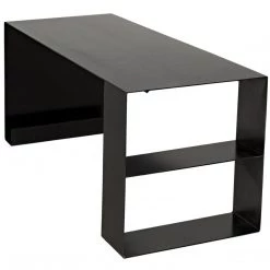 Noir Furniture Black Metal Desk
