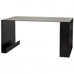 Noir Furniture Black Metal Desk
