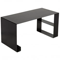 Noir Furniture Black Metal Desk