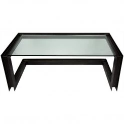Noir Furniture Structure Metal Desk