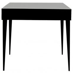 Noir Furniture Stiletto Desk, Black Metal