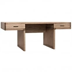 Noir Furniture Degas Desk, Washed Walnut