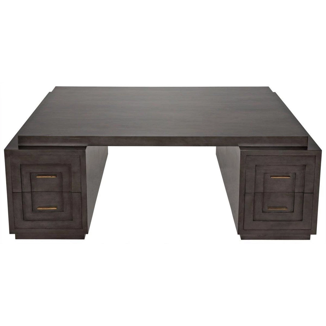 Noir Furniture Mentor Desk, Pale