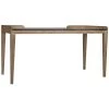 Noir Furniture Wod Ward Desk, Bleached Walnut With Stone Top