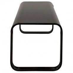 Noir Furniture Harvey Desk, Black Metal