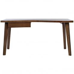 Noir Furniture Adonis Desk, Dark Walnut