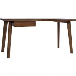 Noir Furniture Adonis Desk, Dark Walnut