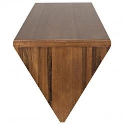Noir Furniture Tetramo Desk, Dark Walnut