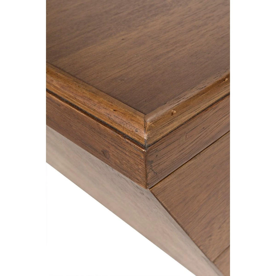 Noir Furniture Tetramo Desk, Dark Walnut