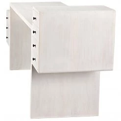Noir Furniture Noir Lance Desk, White Wash
