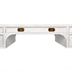 Noir Furniture Noir Africa Desk, White Wash