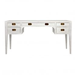 Noir Furniture Noir Africa Desk, White Wash