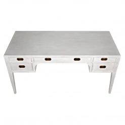 Noir Furniture Noir Africa Desk, White Wash