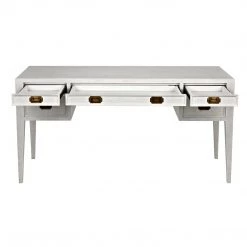 Noir Furniture Noir Africa Desk, White Wash