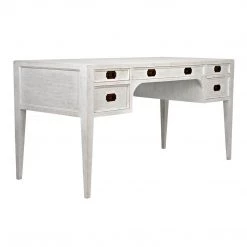 Noir Furniture Noir Africa Desk, White Wash