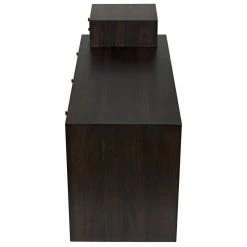 Noir Furniture Noir Tokyo Desk, Ebony Walnut