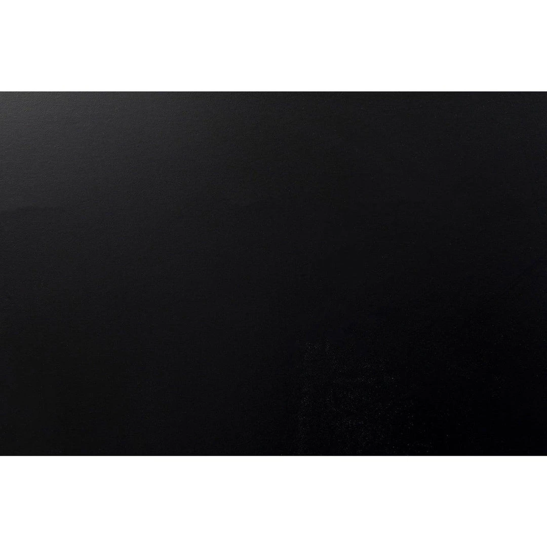 Noir Furniture Noir Scarlett Desk, Black Steel With Ebony Walnut Drawers