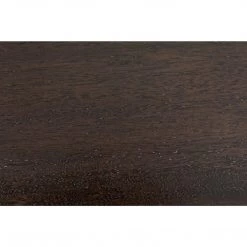 Noir Furniture Noir Frank Desk, Ebony Walnut With Steel