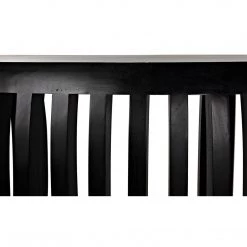 Noir Furniture Noir Irulan Desk, Hand Rubbed Black