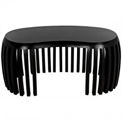 Noir Furniture Noir Irulan Desk, Hand Rubbed Black