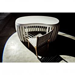 Noir Furniture Noir Irulan Desk, White Wash