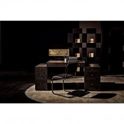 Noir Furniture Noir Bauhaus Desk, Pale