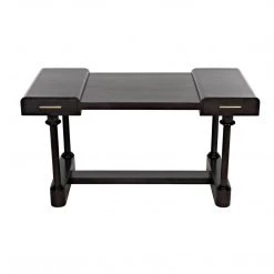 Noir Furniture Noir Locarno Desk, Pale