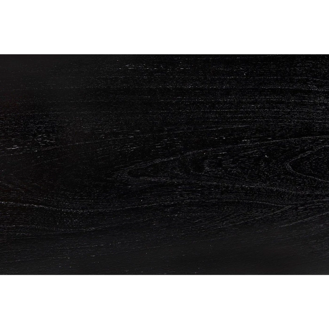 Noir Furniture Noir Lola Desk, Hand Rubbed Black