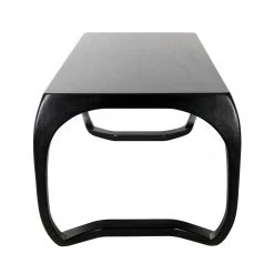 Noir Furniture Noir Lola Desk, Hand Rubbed Black