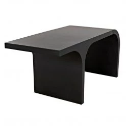 Noir Furniture Noir Maximus Desk, Black Metal