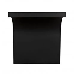 Noir Furniture Noir Maximus Desk, Black Metal