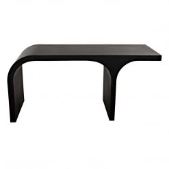 Noir Furniture Noir Maximus Desk, Black Metal