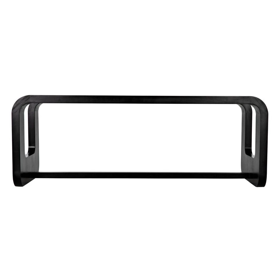 Noir Furniture Noir Anubis Desk, Hand Rubbed Black