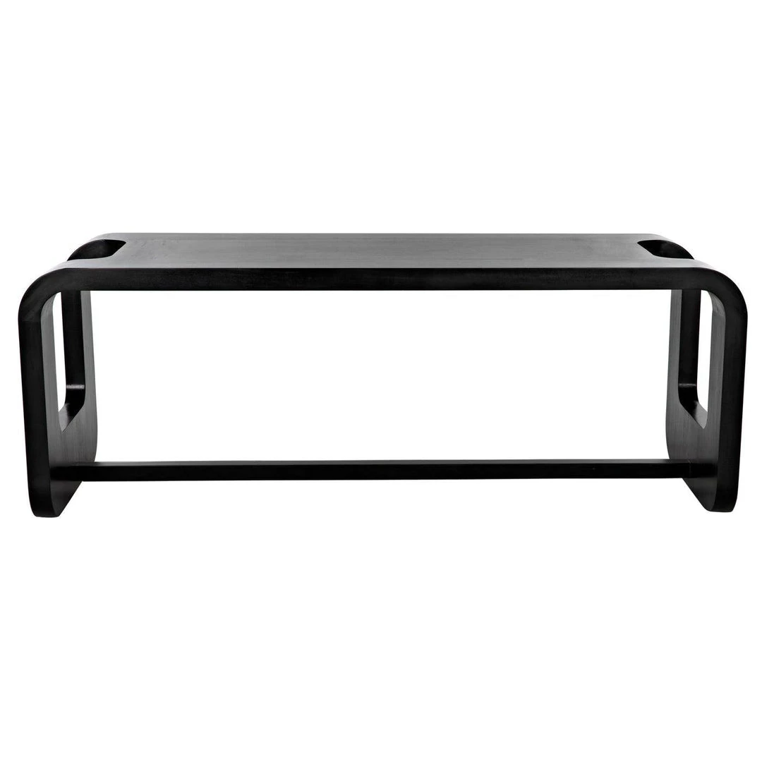 Noir Furniture Noir Anubis Desk, Hand Rubbed Black