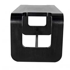 Noir Furniture Noir Anubis Desk, Hand Rubbed Black