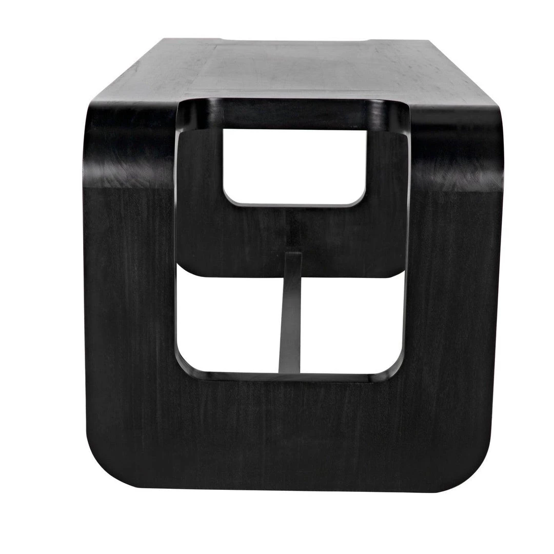 Noir Furniture Noir Anubis Desk, Hand Rubbed Black