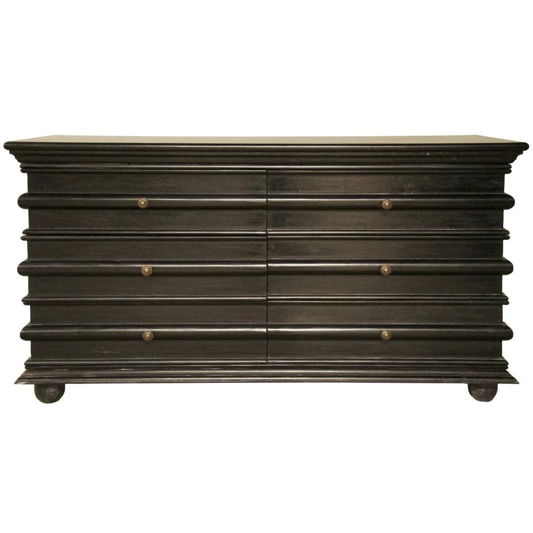 Noir Furniture Noir Ascona Chest Black Dressers