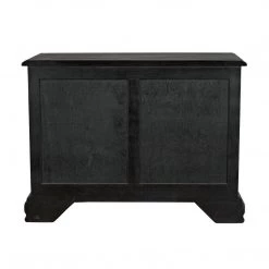 Noir Furniture Noir Sofie Dresser, Hand Rubbed Black