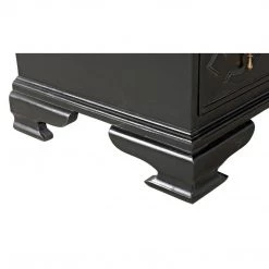 Noir Furniture Noir Sofie Dresser, Hand Rubbed Black