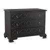 Noir Furniture Noir Sofie Dresser, Hand Rubbed Black