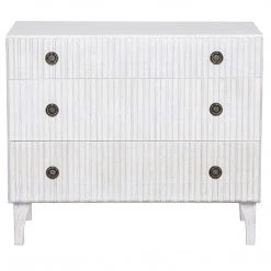 Noir Furniture Dressers Noir Daryl Dresser, White Wash