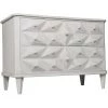 Noir Furniture Dressers Noir Giza Dresser, White Weathered